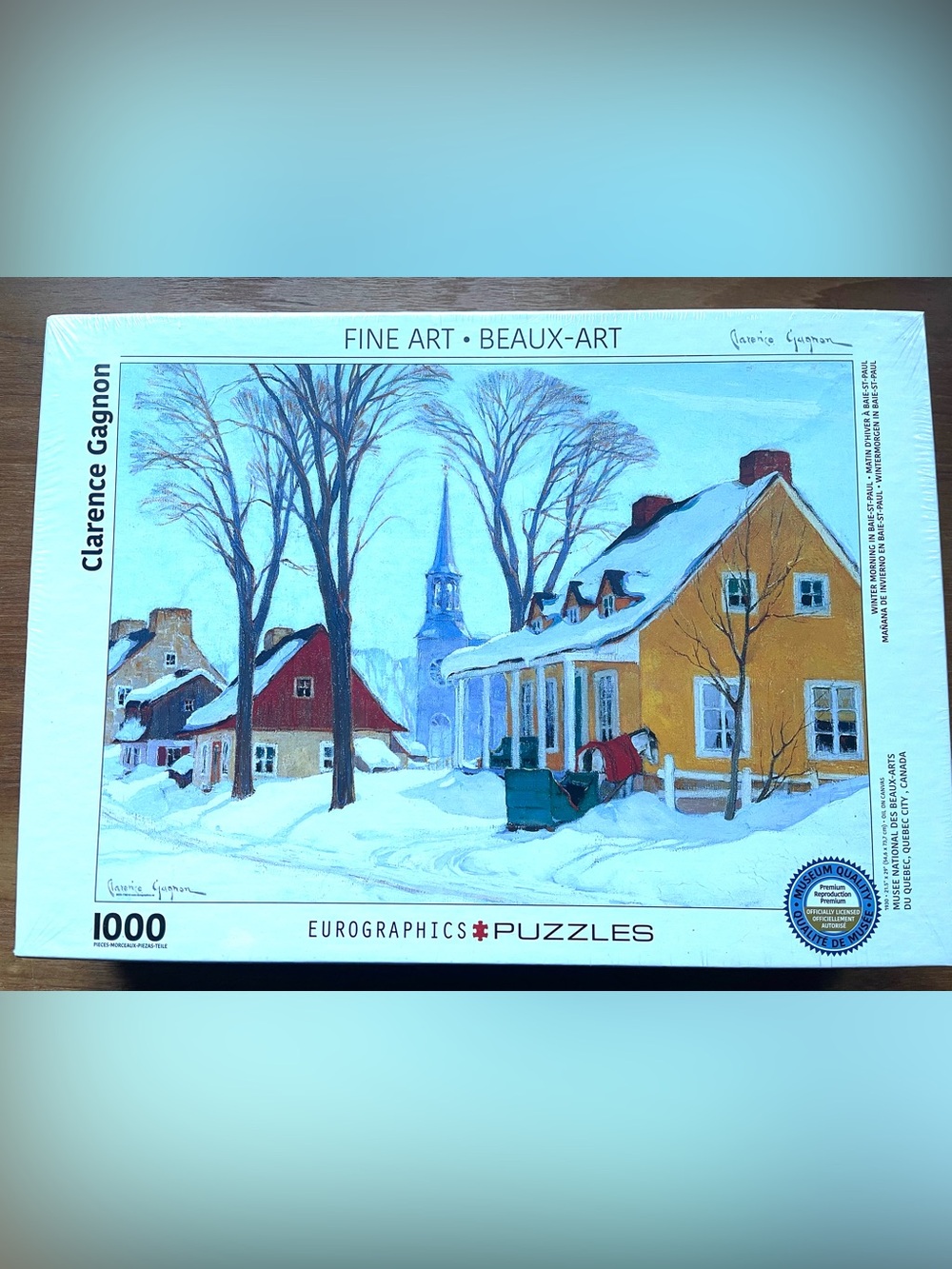 EUROGRAPHICS Clarence Gagnon 1000 Piece Fine Art Puzzle NWT
